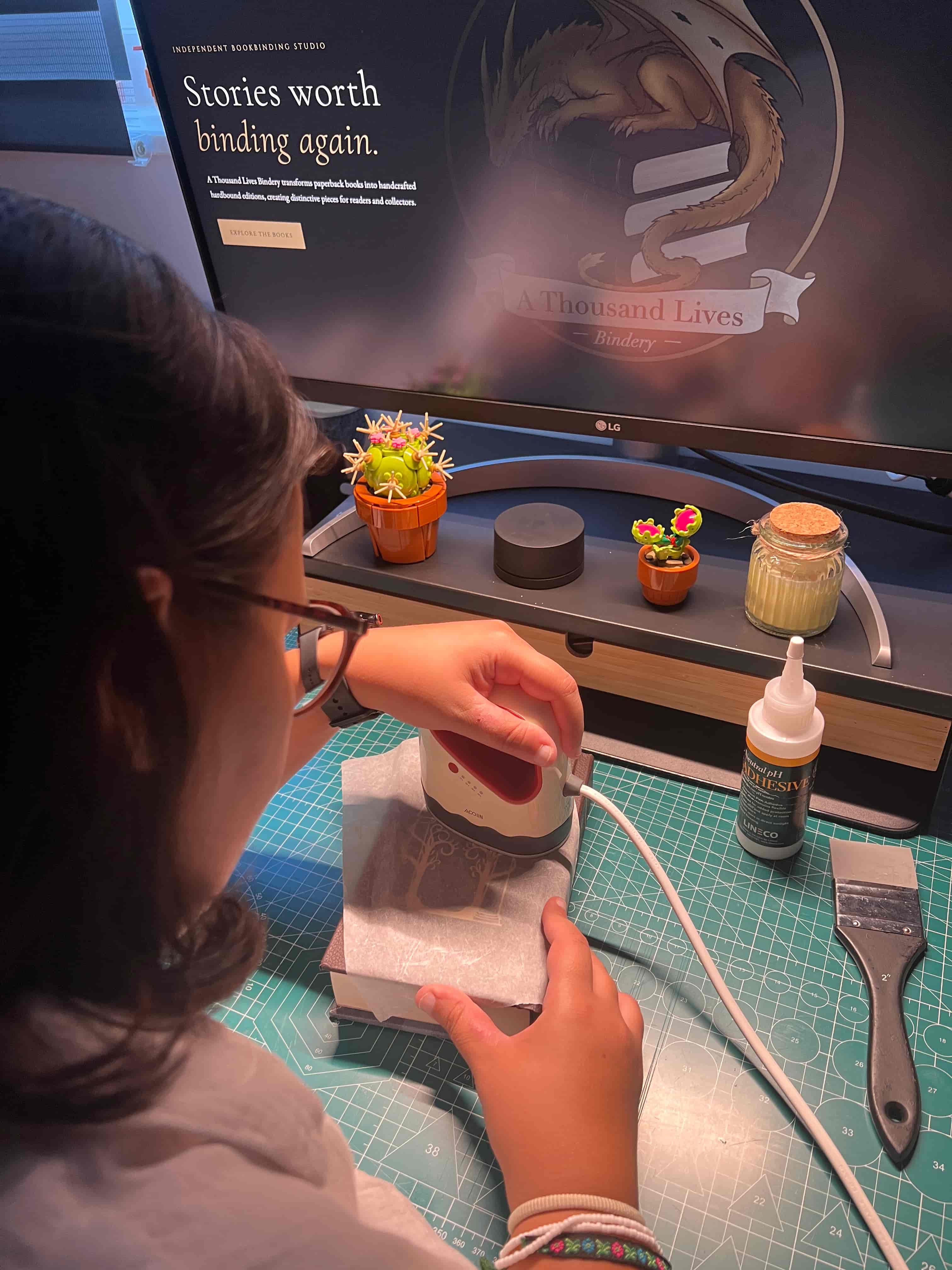Finishing process photograph
